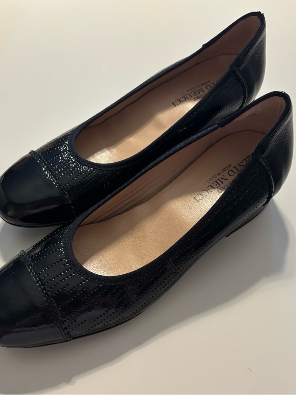 SESTO MEUCCI Black Low Heel Pumps - Picture 3 of 5